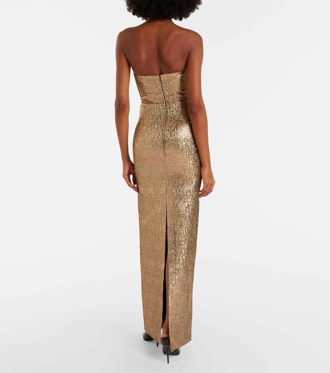 Bustier-Robe aus Lamé | Roland Mouret