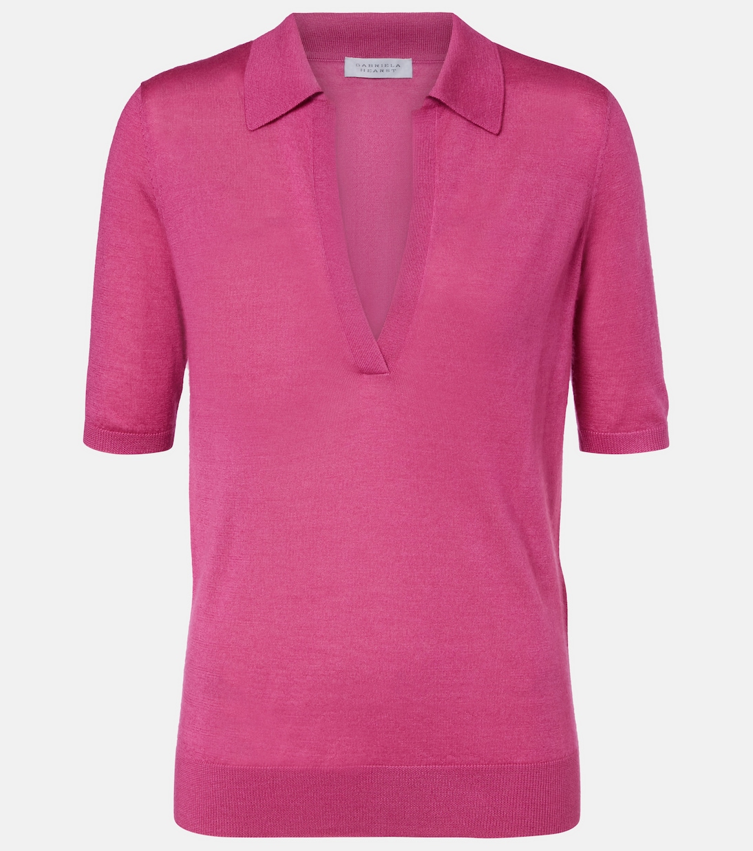 Frank cashmere and silk polo shirt | Gabriela Hearst