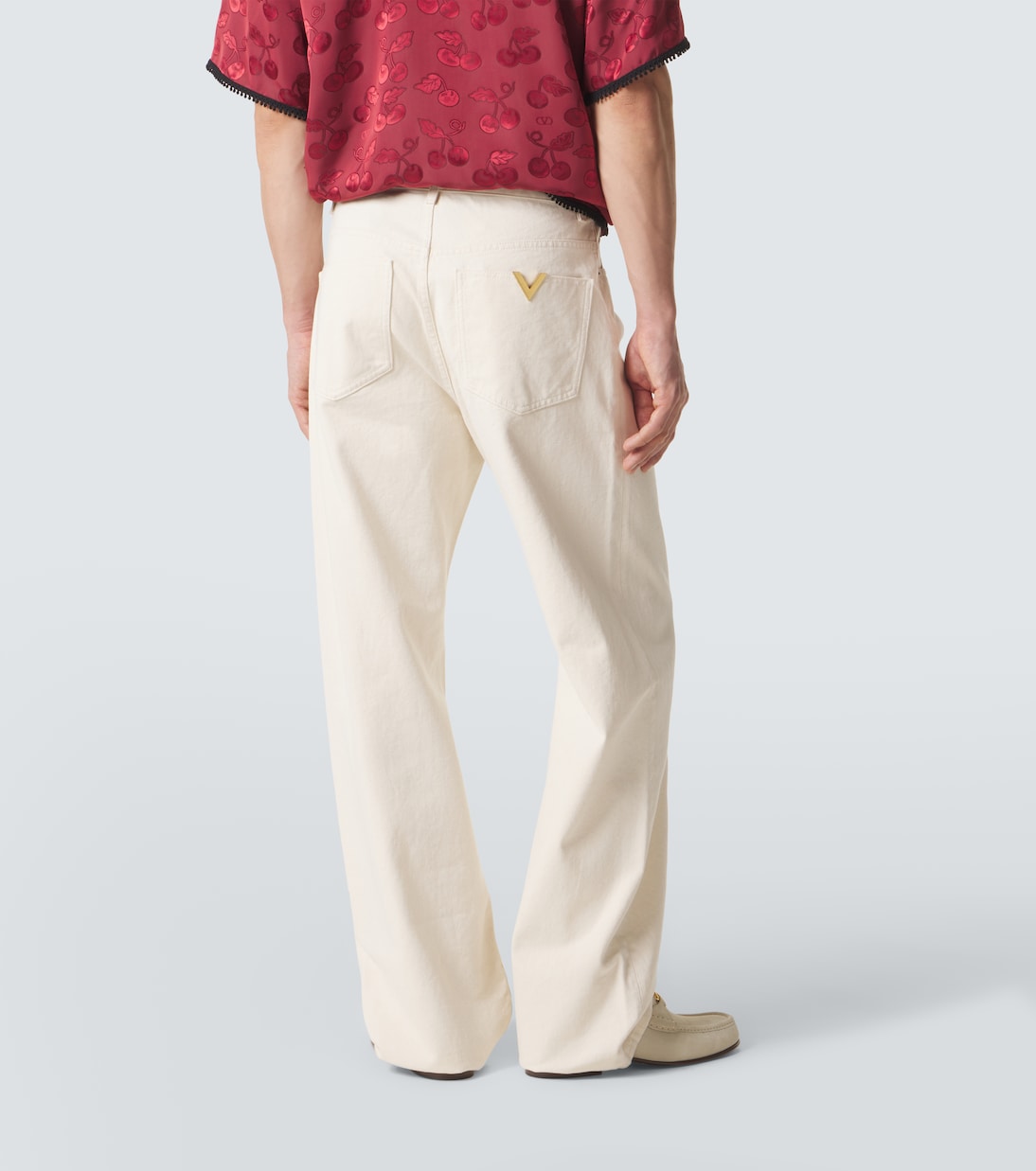 Wide-Leg Jeans VGold | Valentino