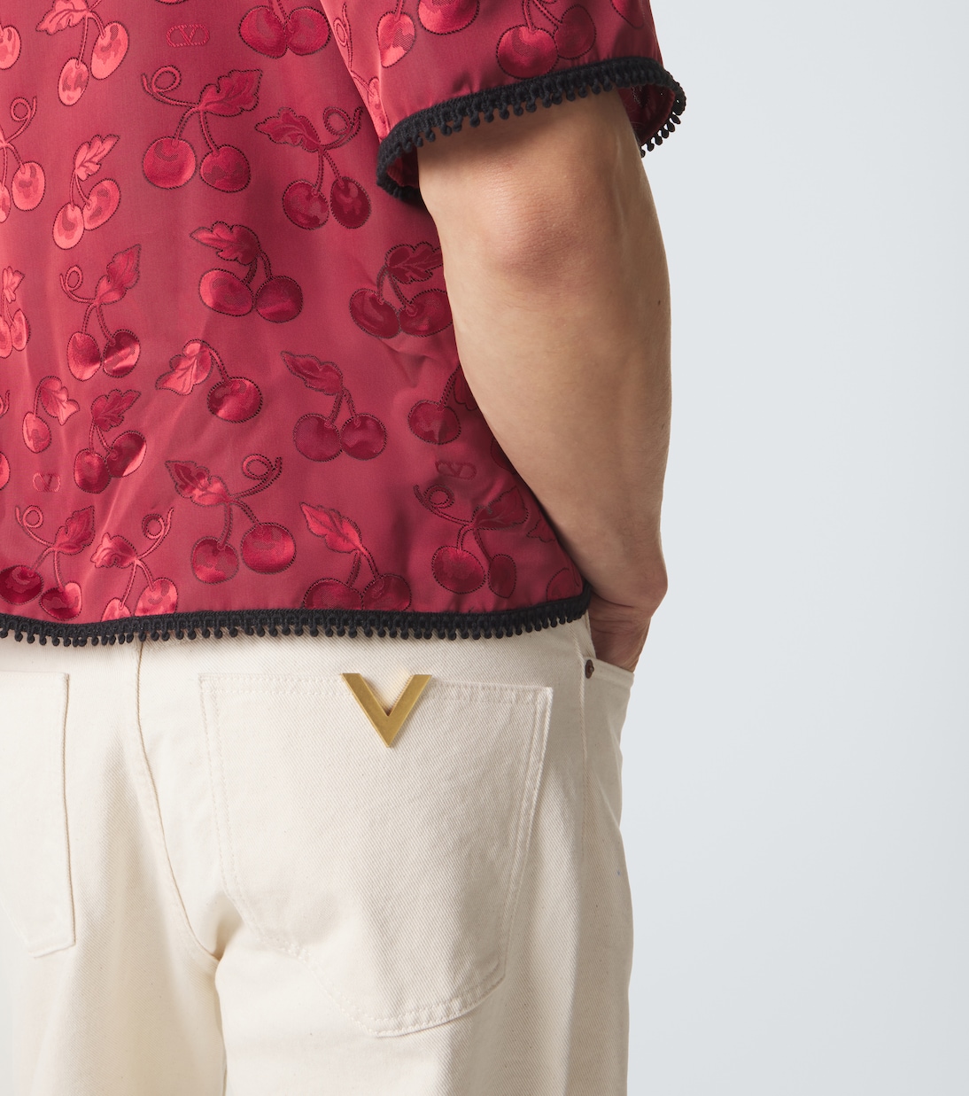 Wide-Leg Jeans VGold | Valentino