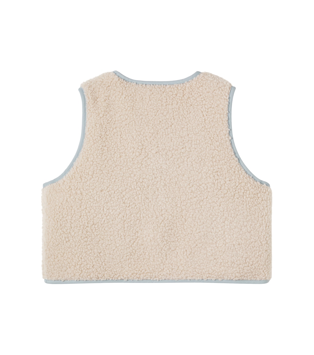 Embroidered padded teddy vest | Tinycottons