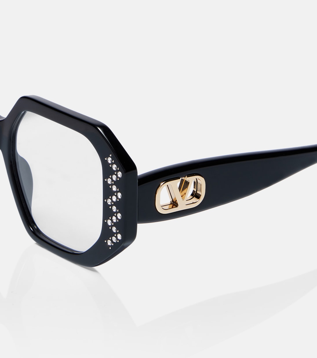 Vain Bold VLogo oversized glasses | Valentino