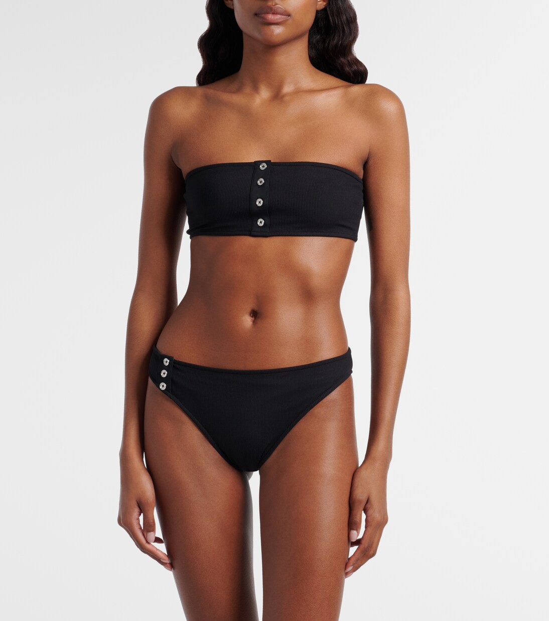 Ribbed-knit bikini bottoms | Toteme