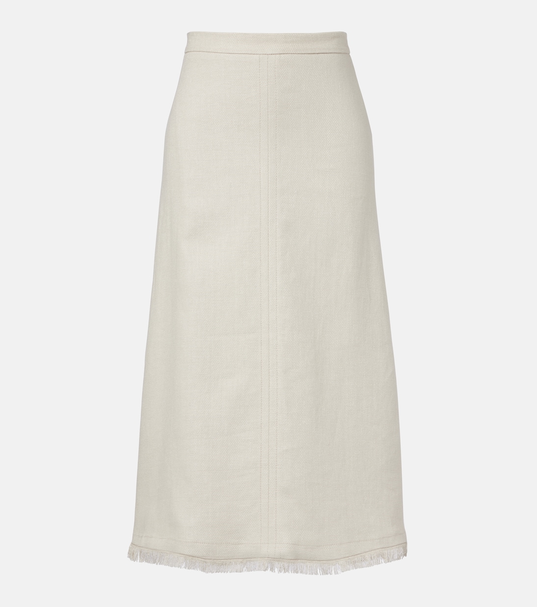 Fiocchi linen and cotton midi skirt | 'S Max Mara