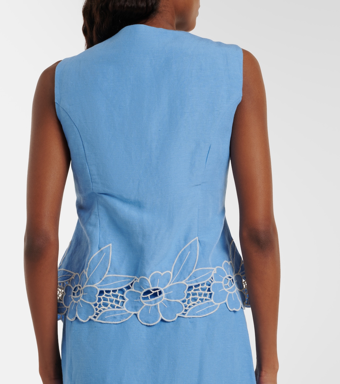 Chaleco Lucca en mezcla de lino | Rixo