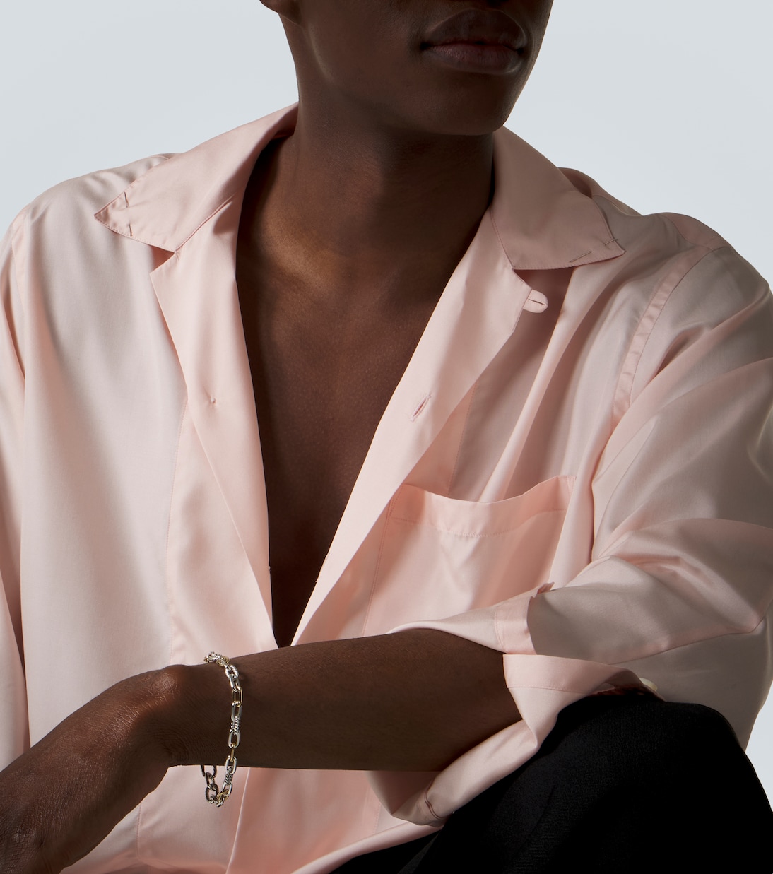 DY Madison® 925 sterling silver and 18kt gold bracelet | David Yurman