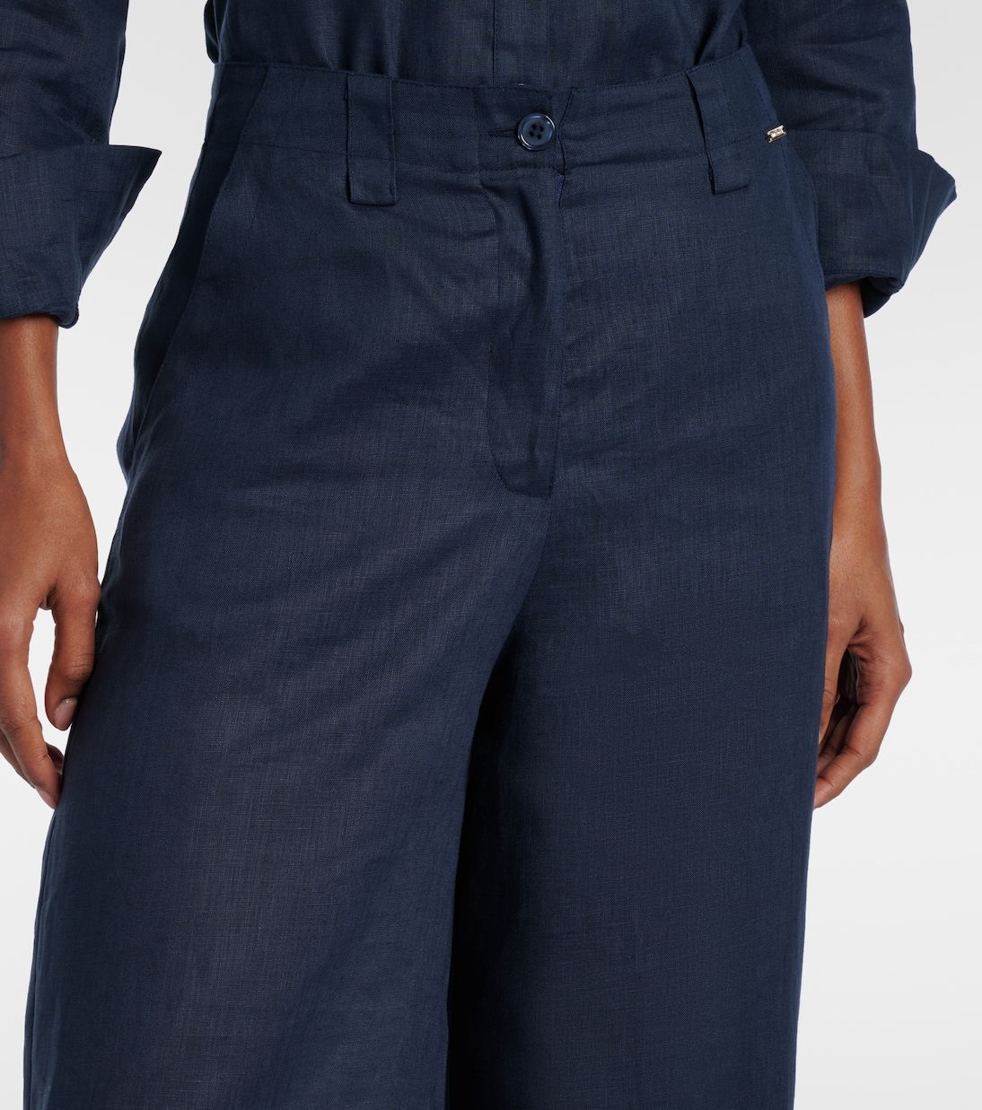 Serena linen wide-leg pants | Melissa Odabash