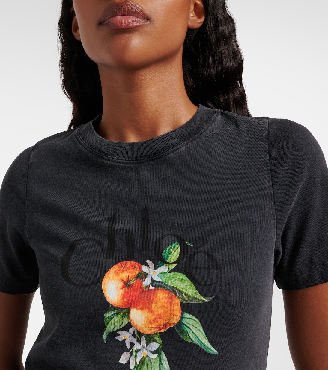 Bedrucktes T-Shirt aus Baumwolle | Chloé