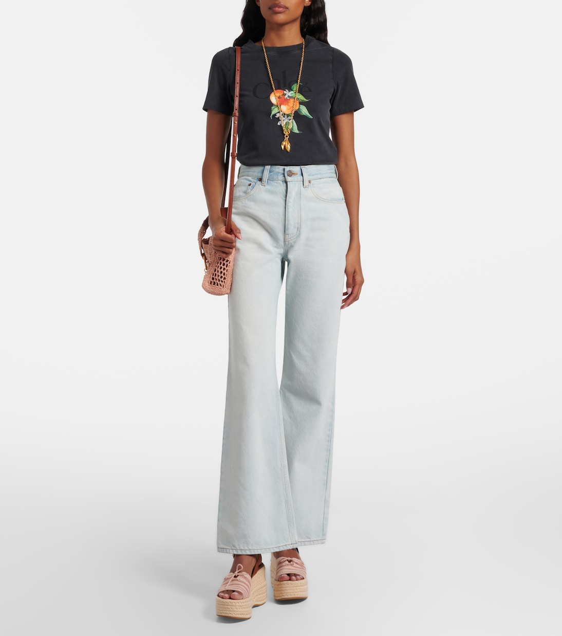 Bedrucktes T-Shirt aus Baumwolle | Chloé