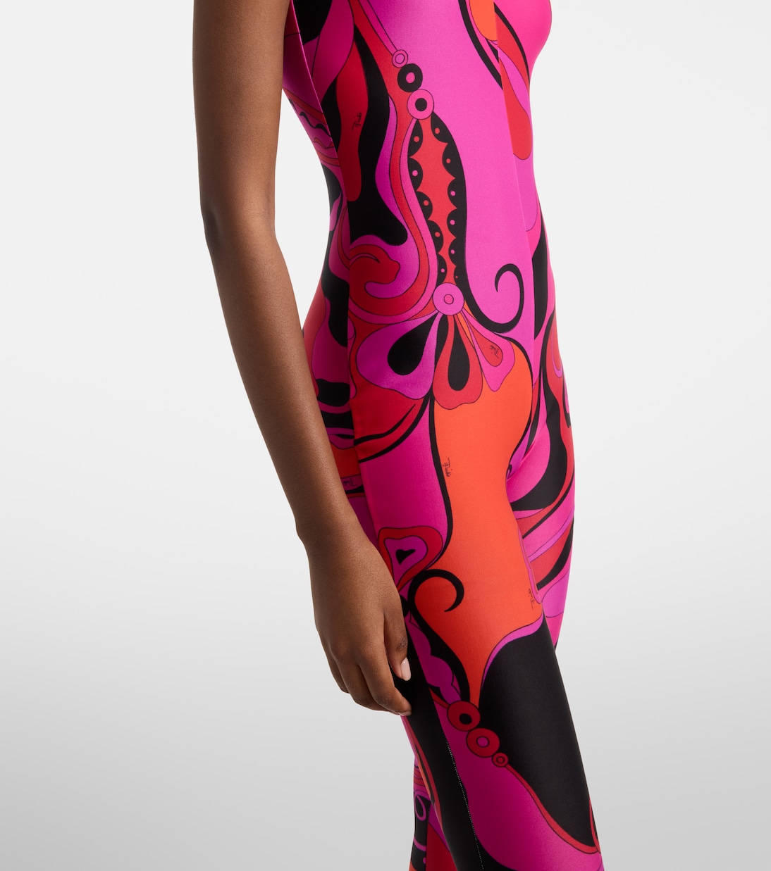 Orchidee halterneck jumpsuit | Pucci