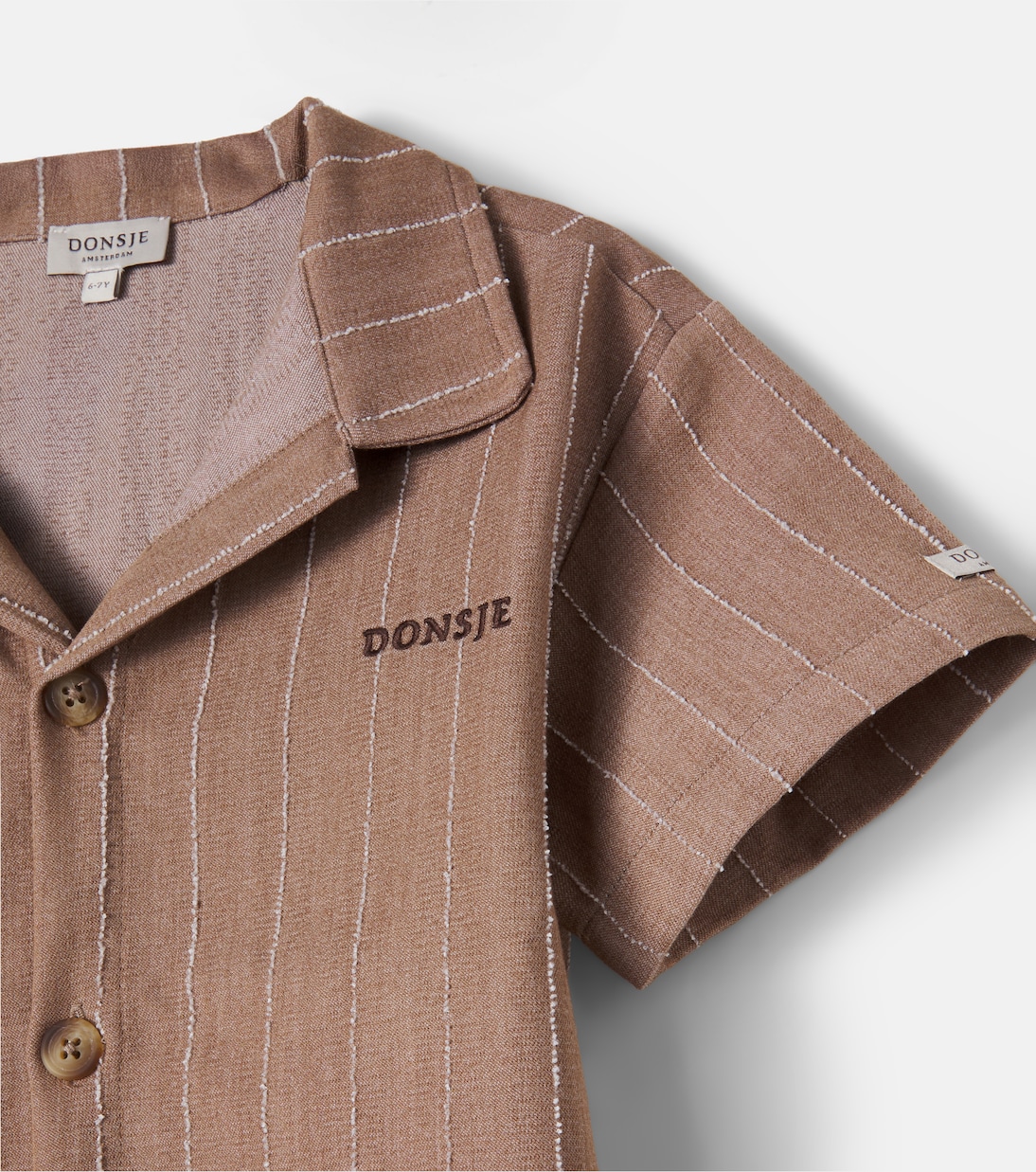 Lucian striped bowling shirt | Donsje