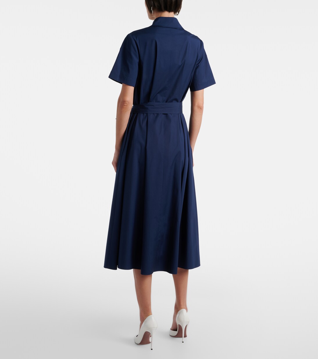 Floral cotton-blend shirt dress | Carolina Herrera