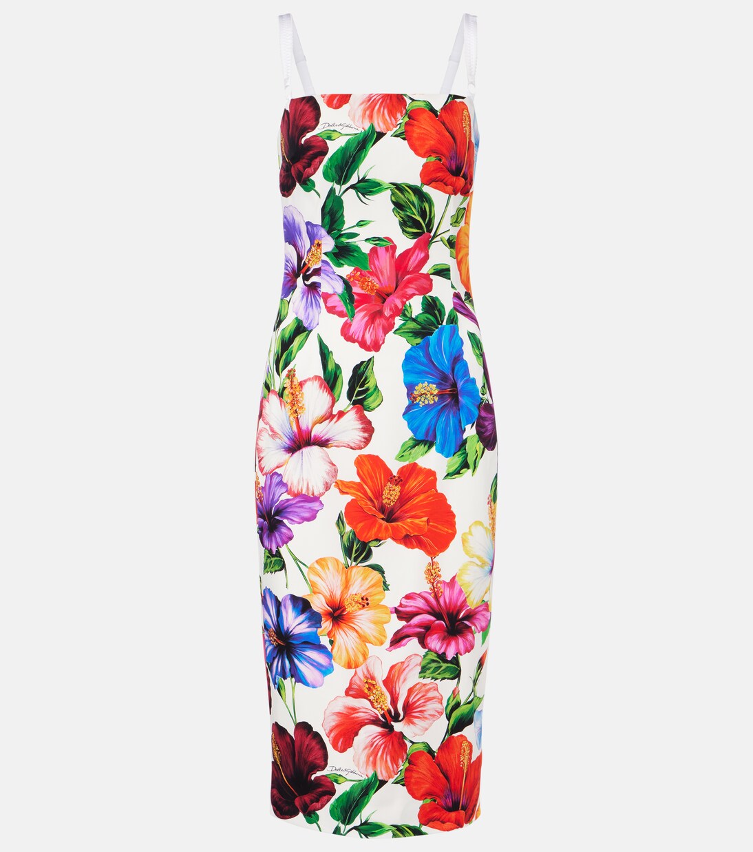 Midikleid aus einem Seidengemisch | Dolce&Gabbana