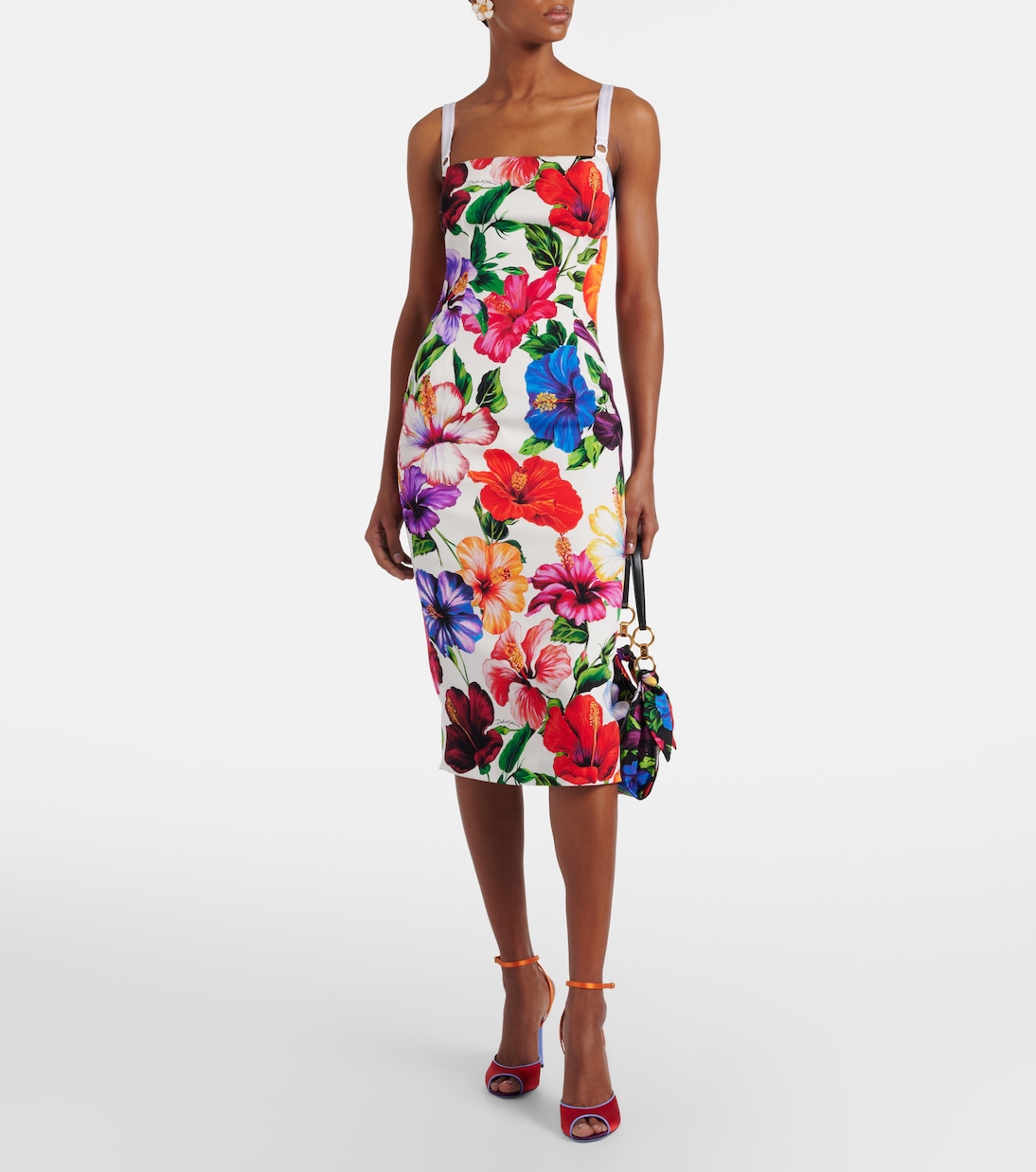 Midikleid aus einem Seidengemisch | Dolce&Gabbana