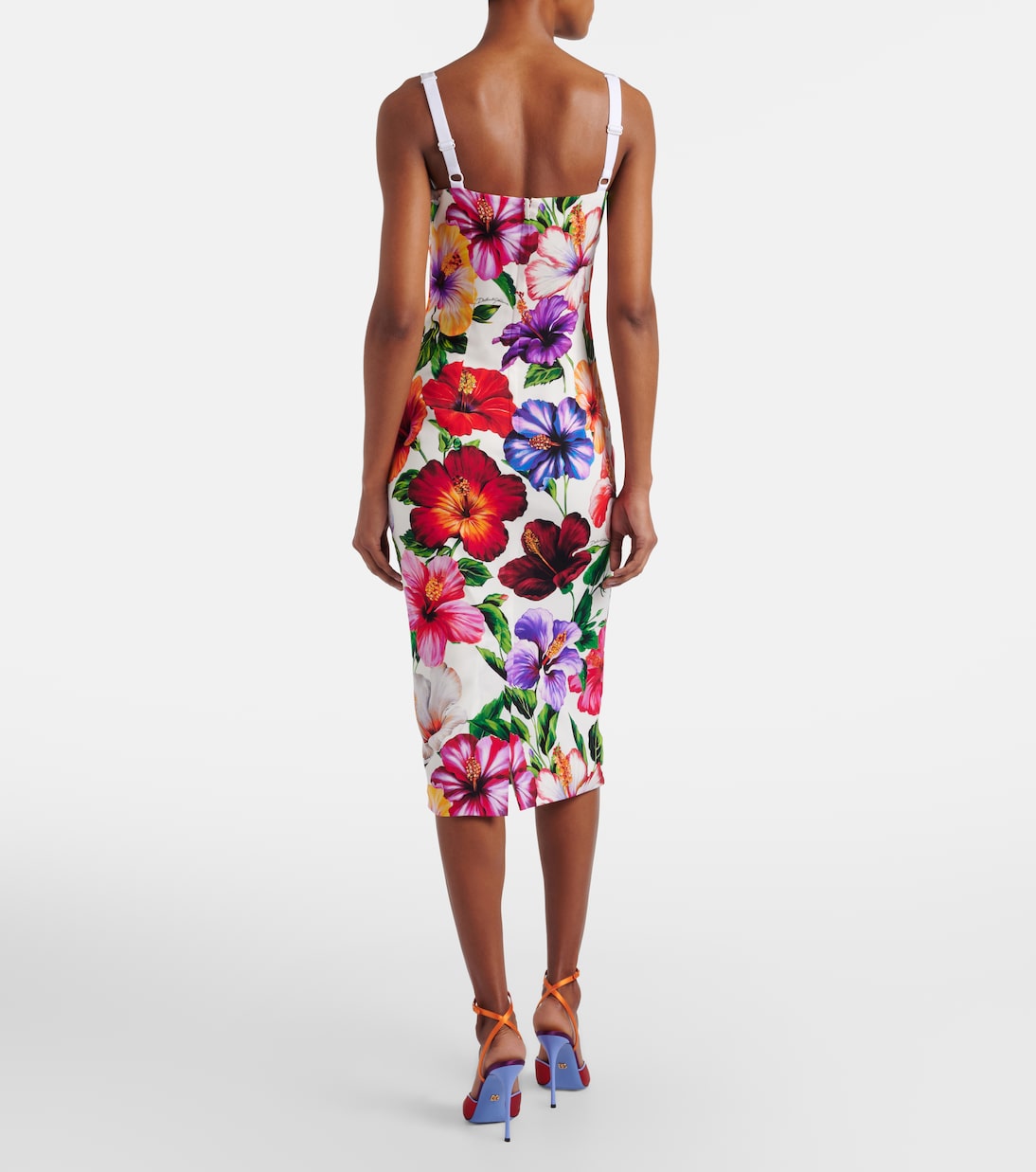 Midikleid aus einem Seidengemisch | Dolce&Gabbana