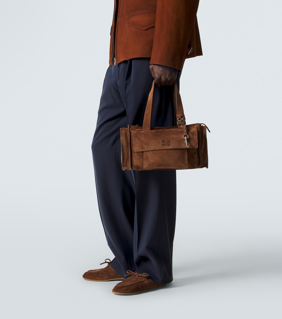 Cabas Utilitaire en daim | Miu Miu