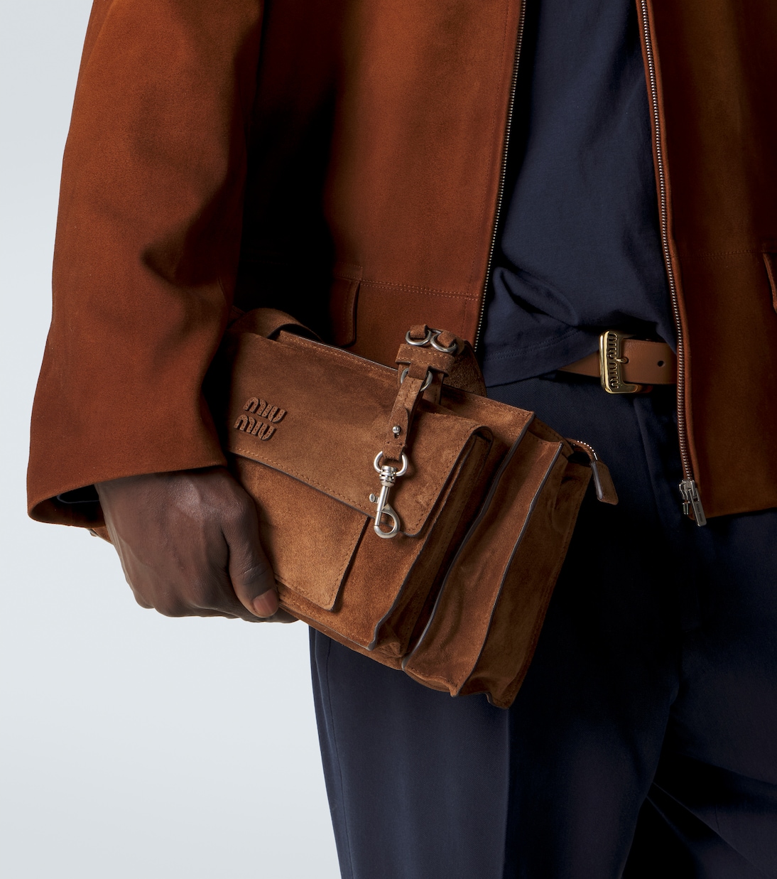 Cabas Utilitaire en daim | Miu Miu