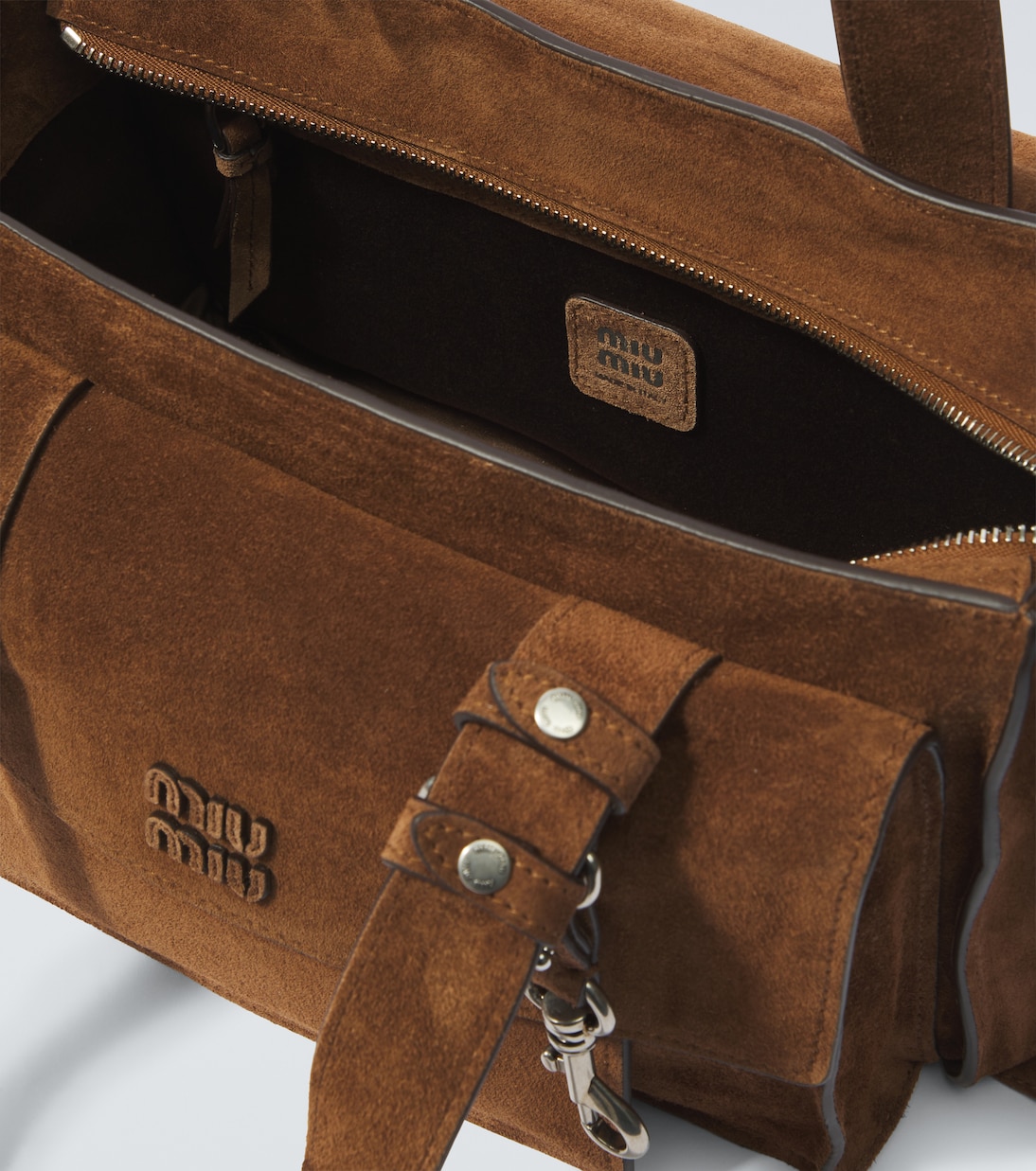 Cabas Utilitaire en daim | Miu Miu