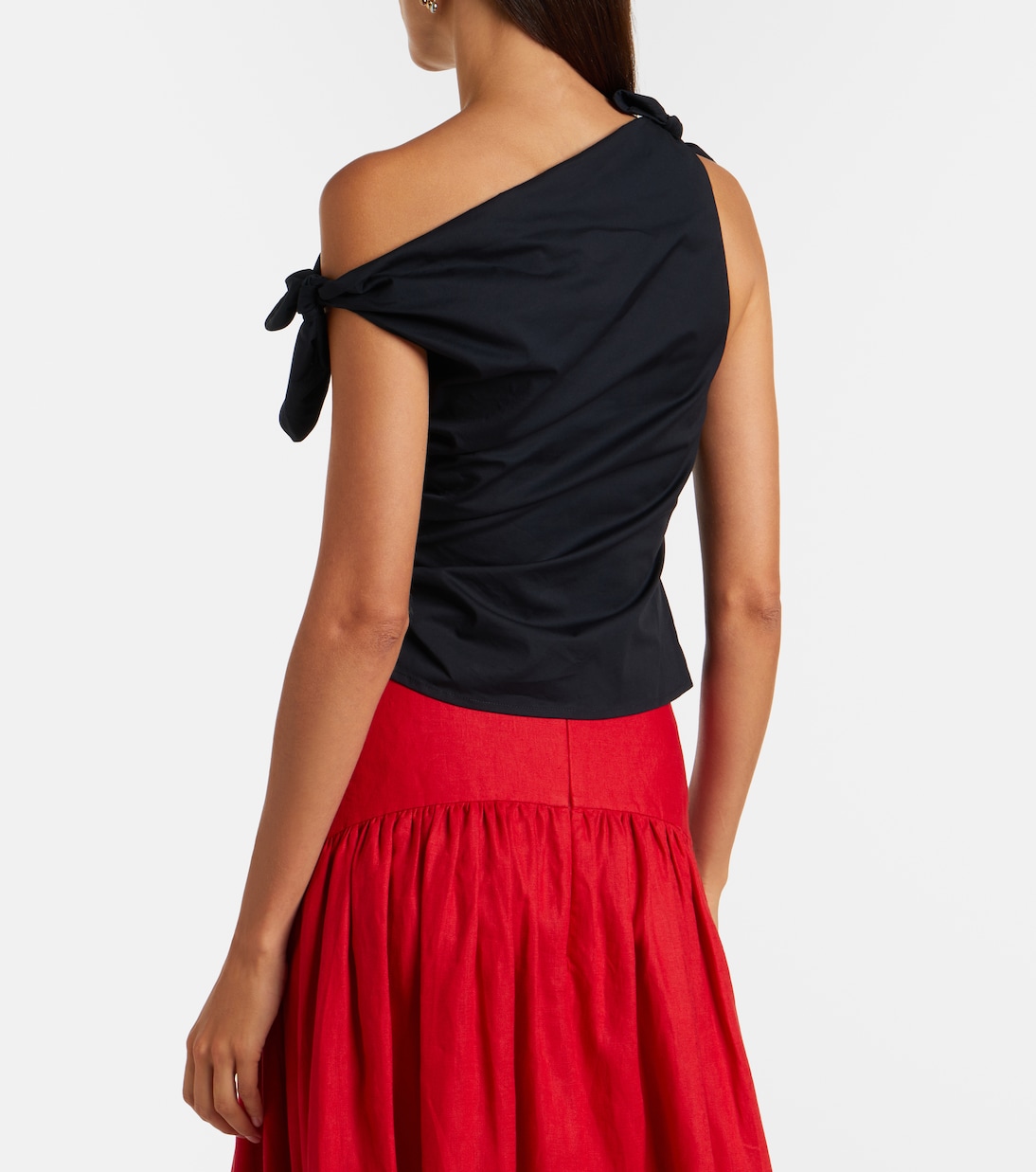 Top asymétrique Bellaria en coton | Staud
