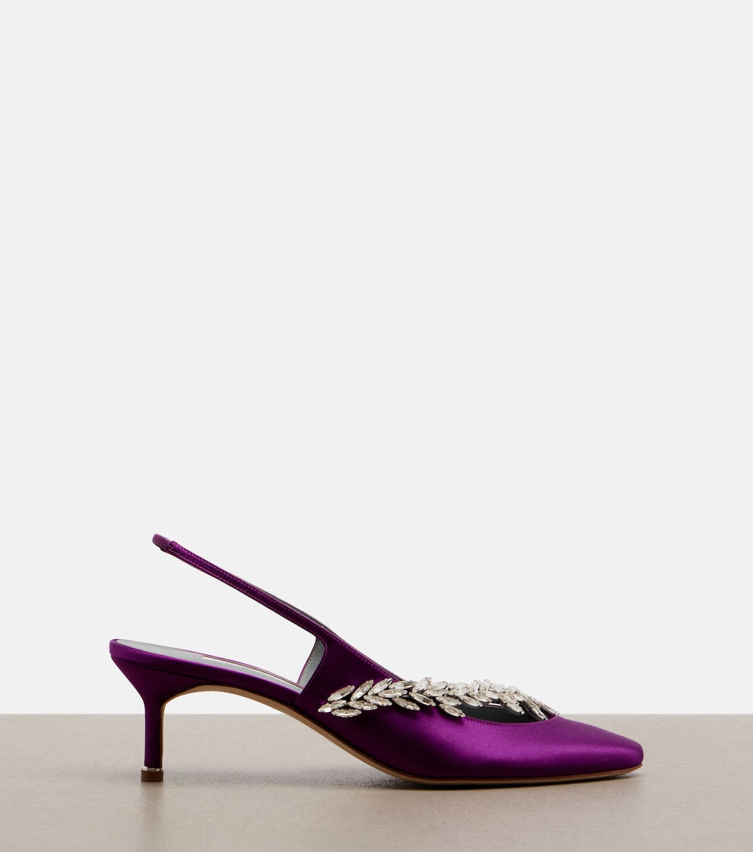 x Manolo Blahnik satin slingback pumps | Balenciaga