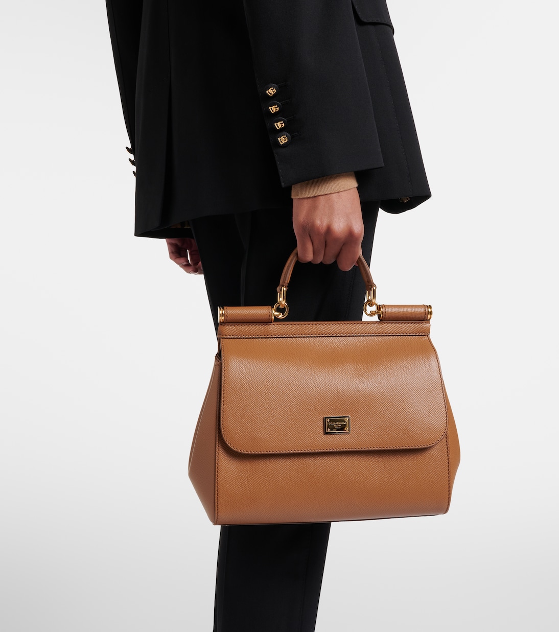 Sicily Large leather shoulder bag | Dolce&Gabbana