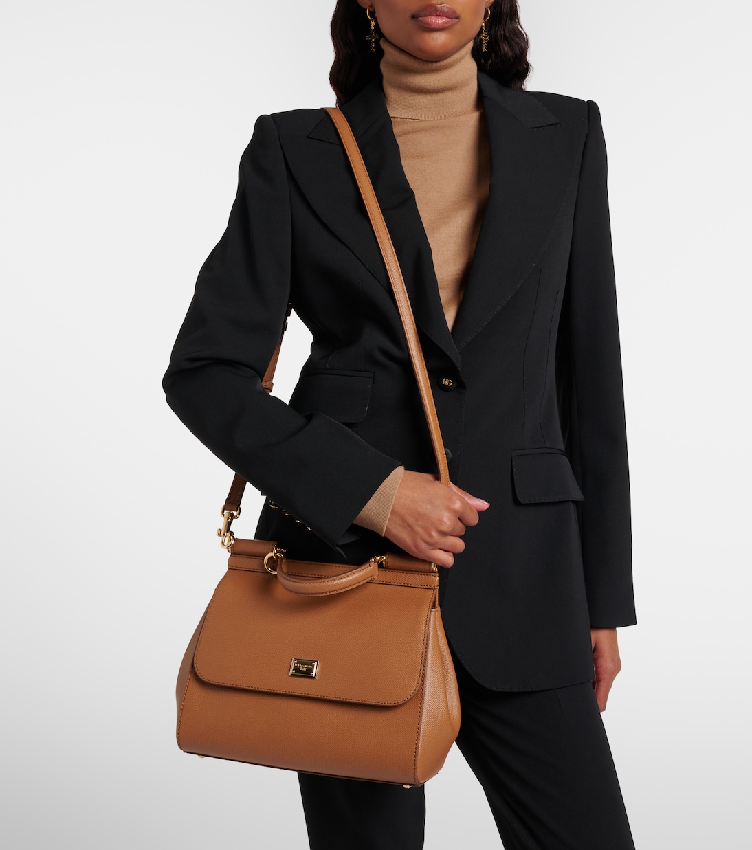 Sicily Large leather shoulder bag | Dolce&Gabbana