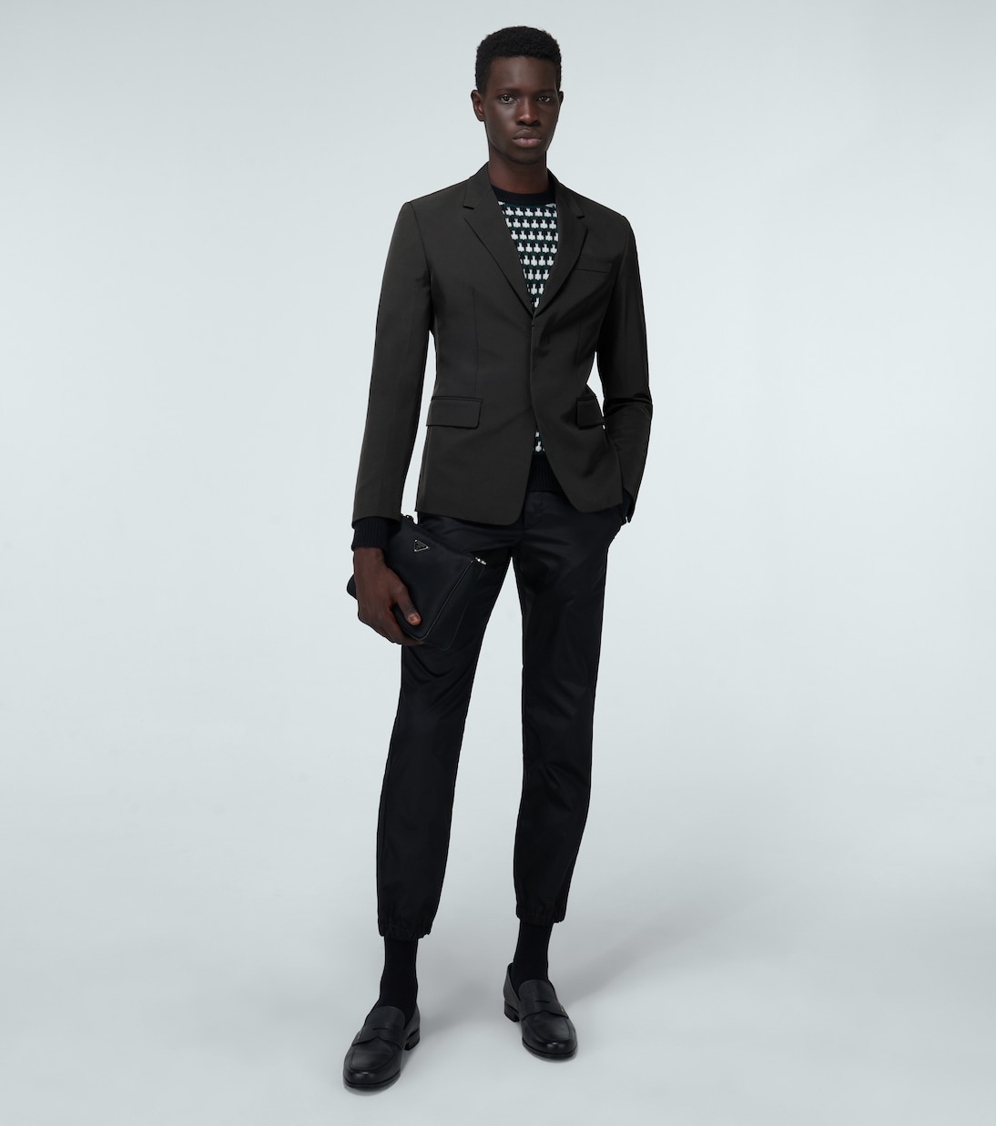 Hidden button suit blazer | Prada