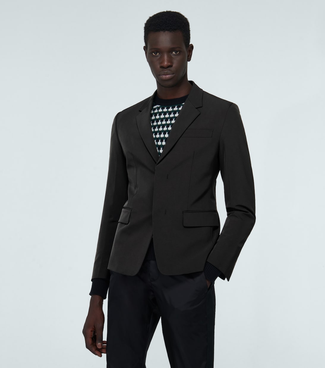 Hidden button suit blazer | Prada