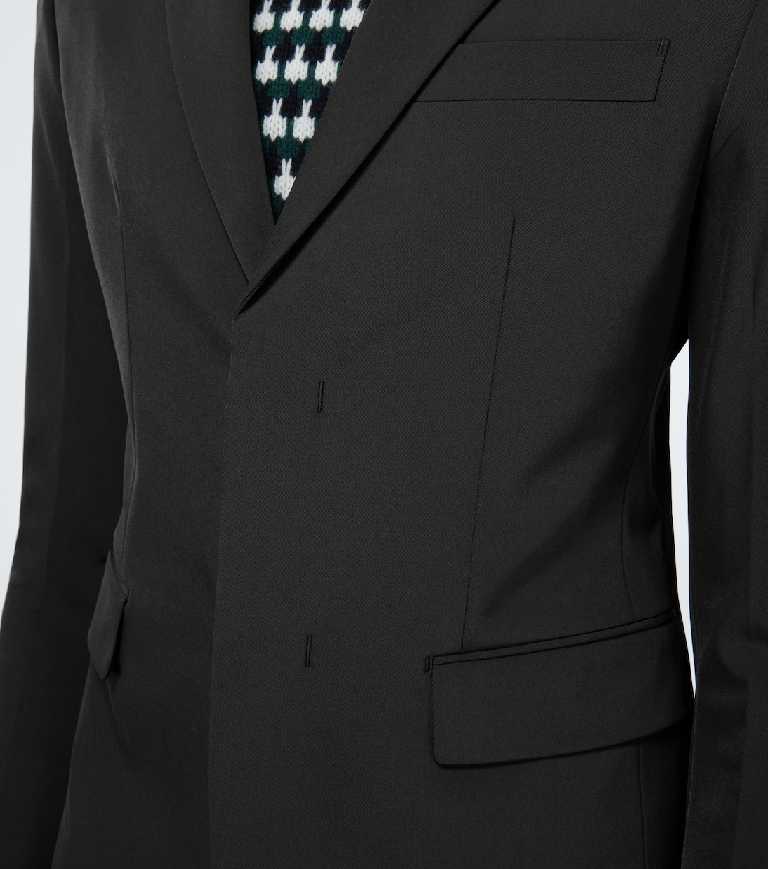 Hidden button suit blazer | Prada