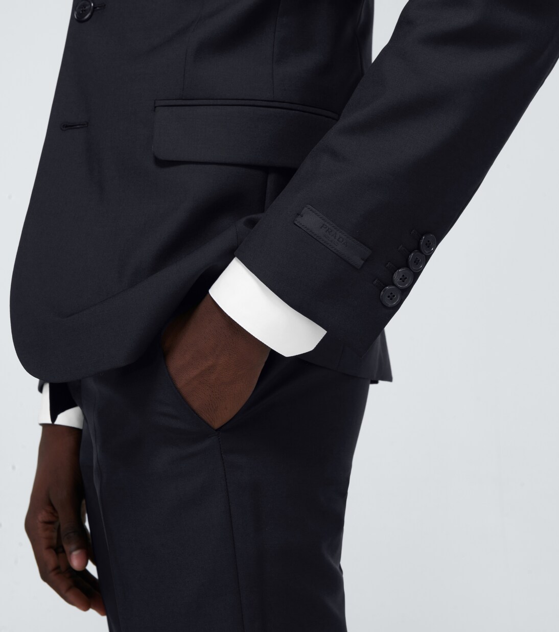 Anzug aus Wolle und Mohair  | Prada