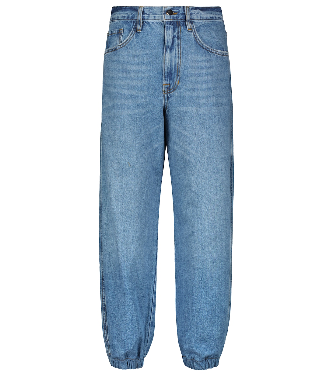 High-Rise Barrel Jeans The Lounge | Frame