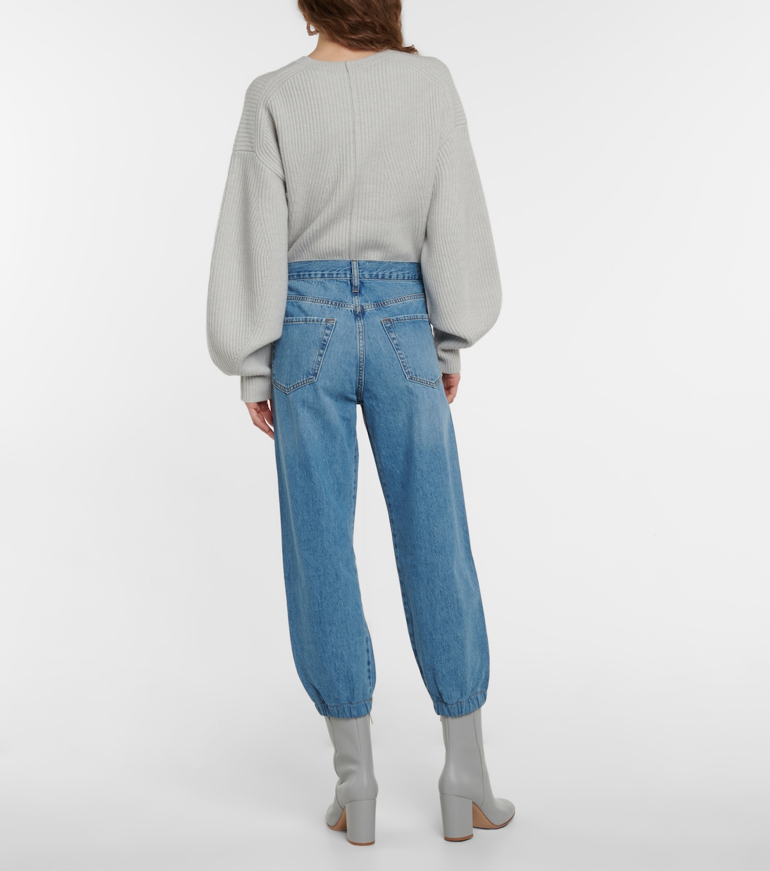 High-Rise Barrel Jeans The Lounge | Frame