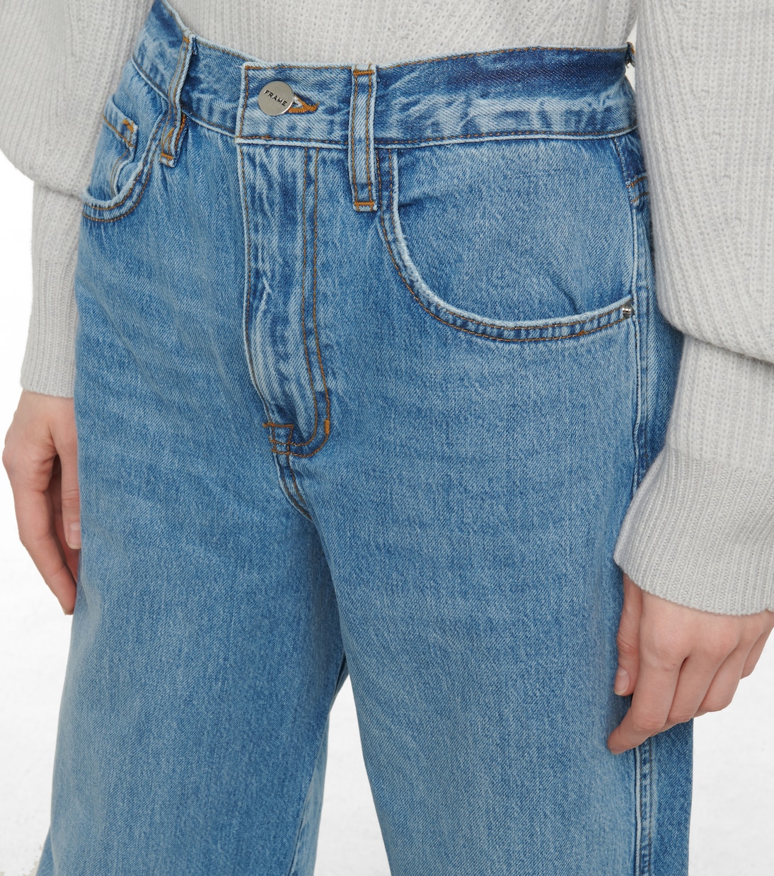 High-Rise Barrel Jeans The Lounge | Frame