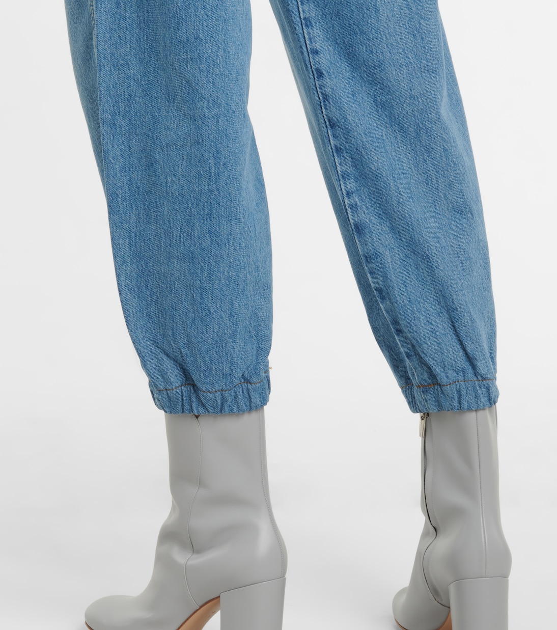 High-Rise Barrel Jeans The Lounge | Frame