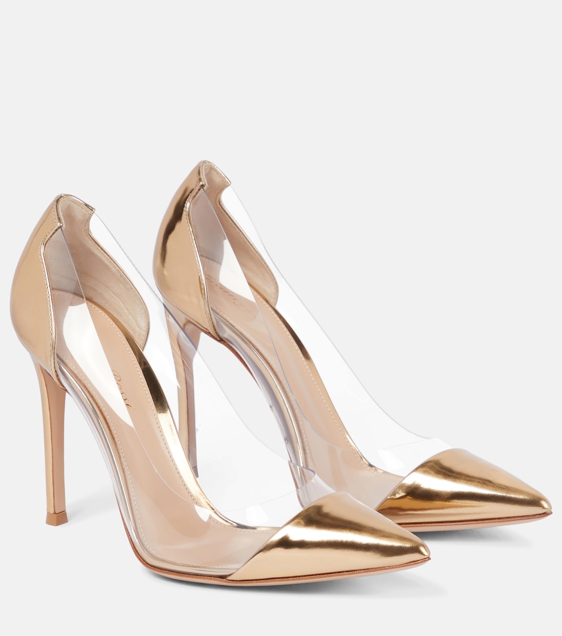 Pumps Plexi 105 mit Leder | Gianvito Rossi