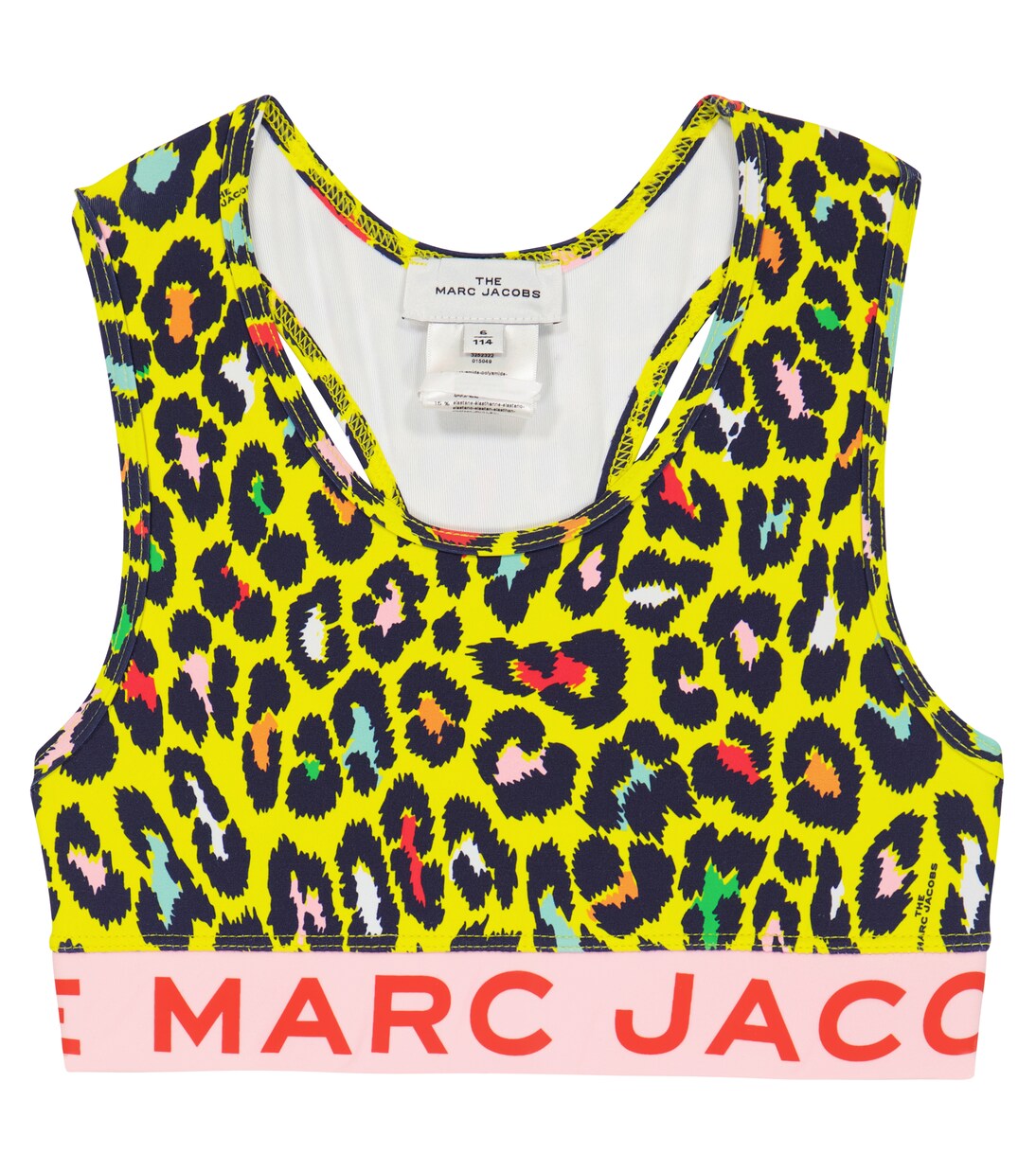 Leopard printed crop top | Marc Jacobs Kids