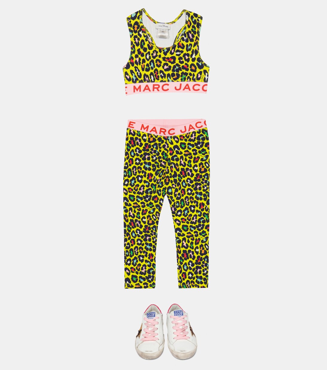 Leopard printed crop top | Marc Jacobs Kids