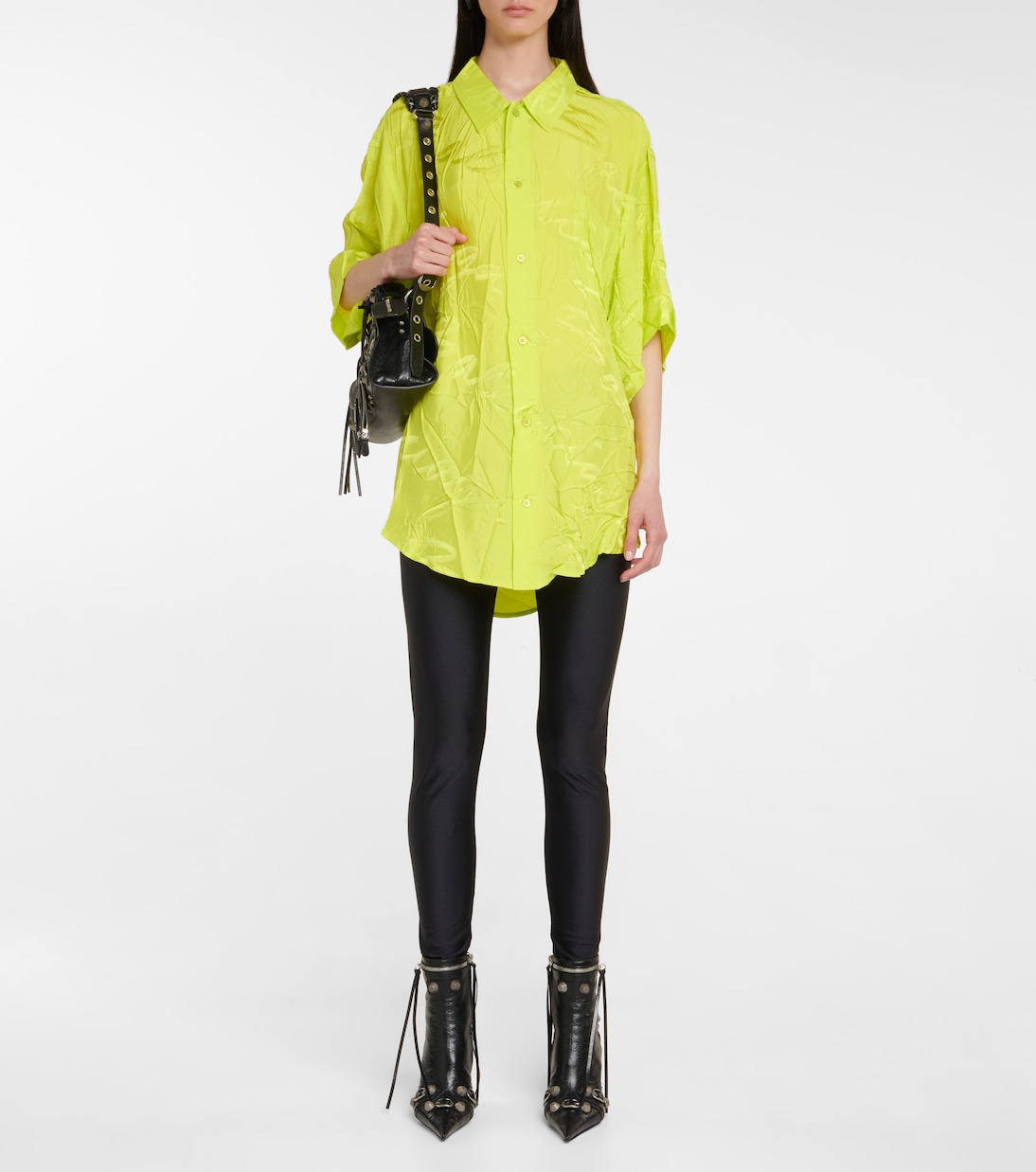 Bottines Cagole 90 en cuir | Balenciaga