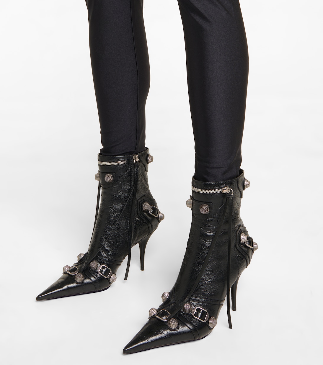 Bottines Cagole 90 en cuir | Balenciaga