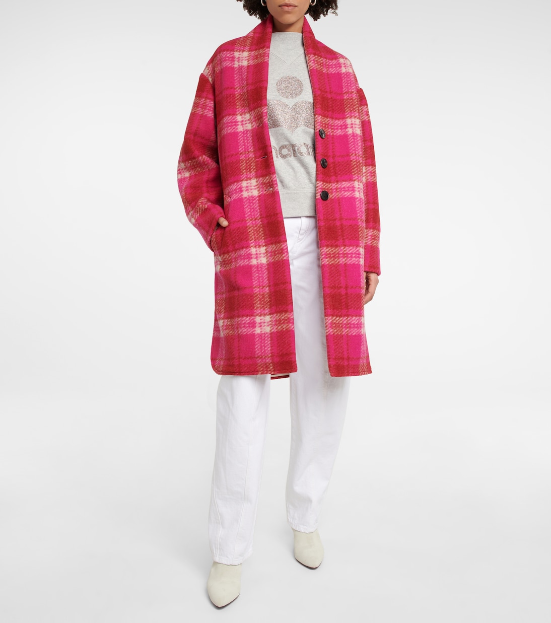 Gabriel checked flannel coat | Marant Etoile