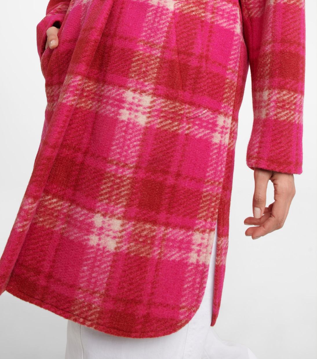 Gabriel checked flannel coat | Marant Etoile