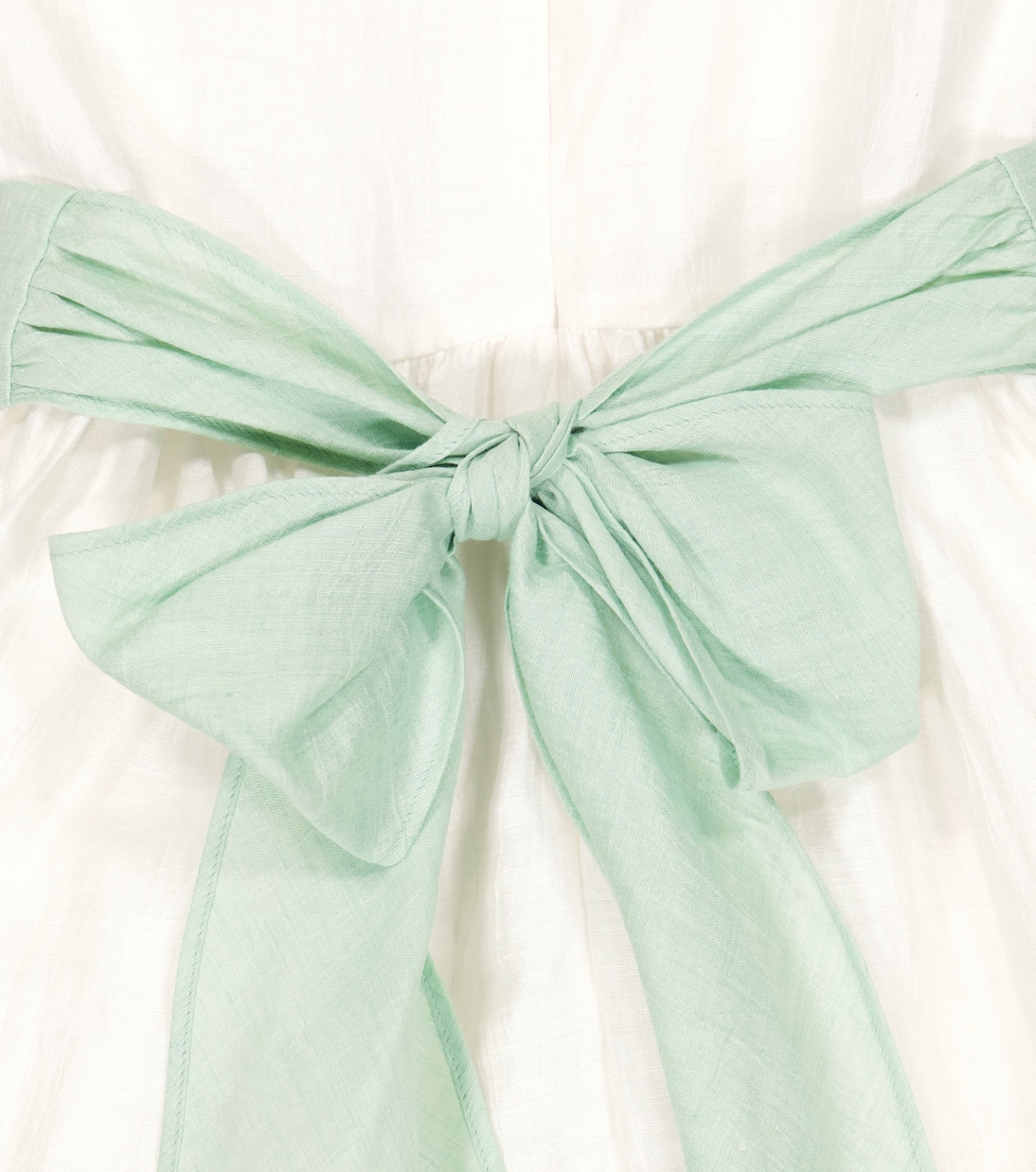 Linen-blend sleeveless dress | Il Gufo