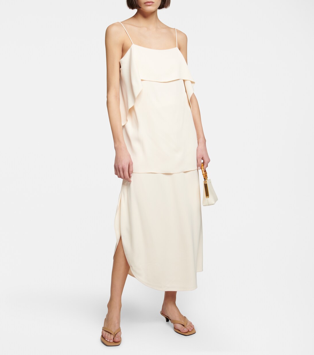 Draped twill top | Toteme