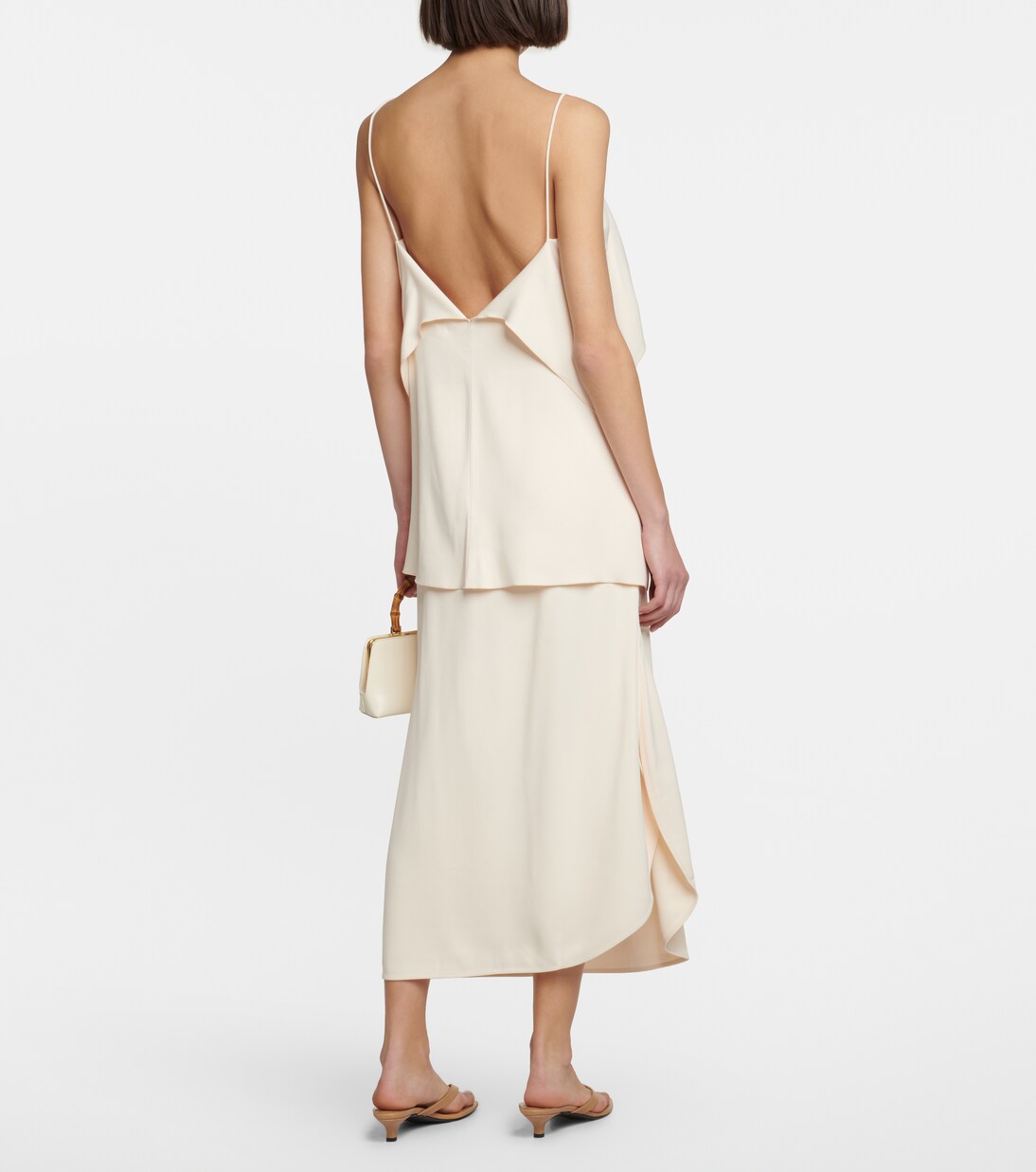 Draped twill top | Toteme