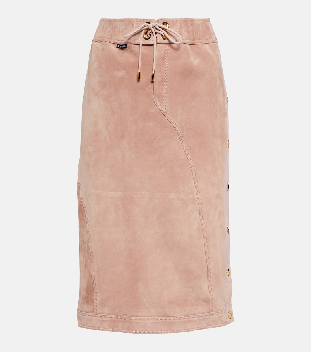 Plonge leather midi skirt | Tom Ford