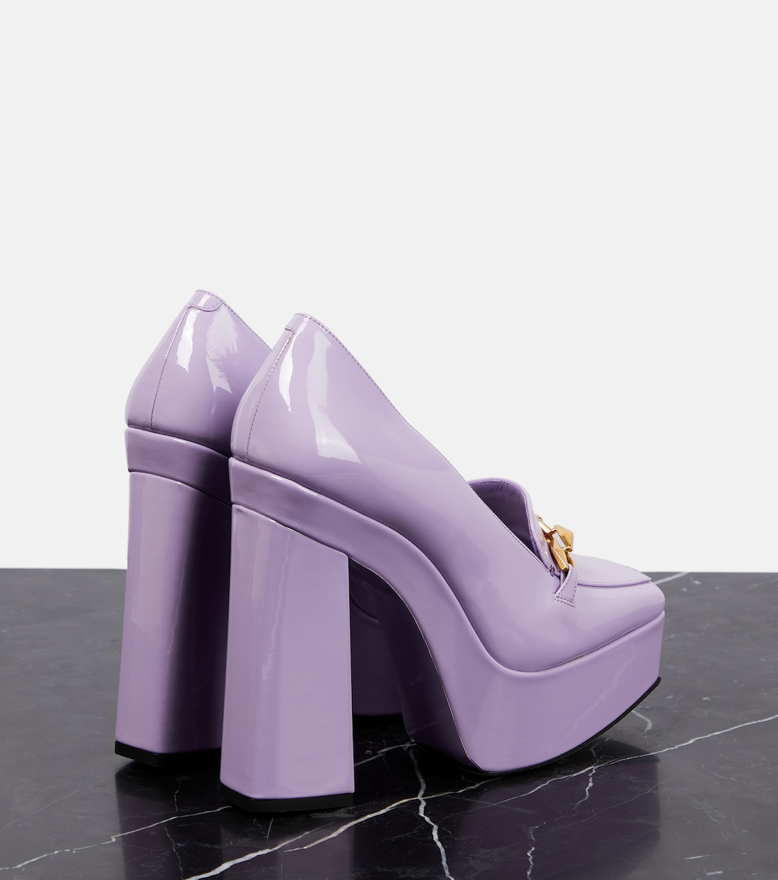 Plateau-Pumps Diamond Tilda aus Lackleder | Jimmy Choo