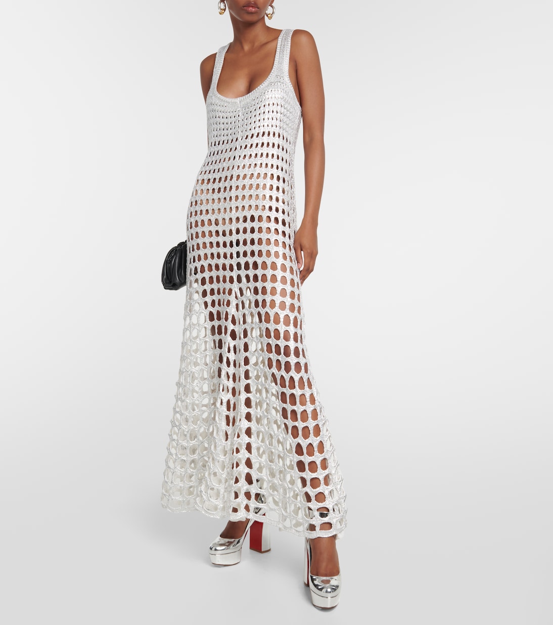 Escarpins Movidastrap en cuir métallisé | Christian Louboutin