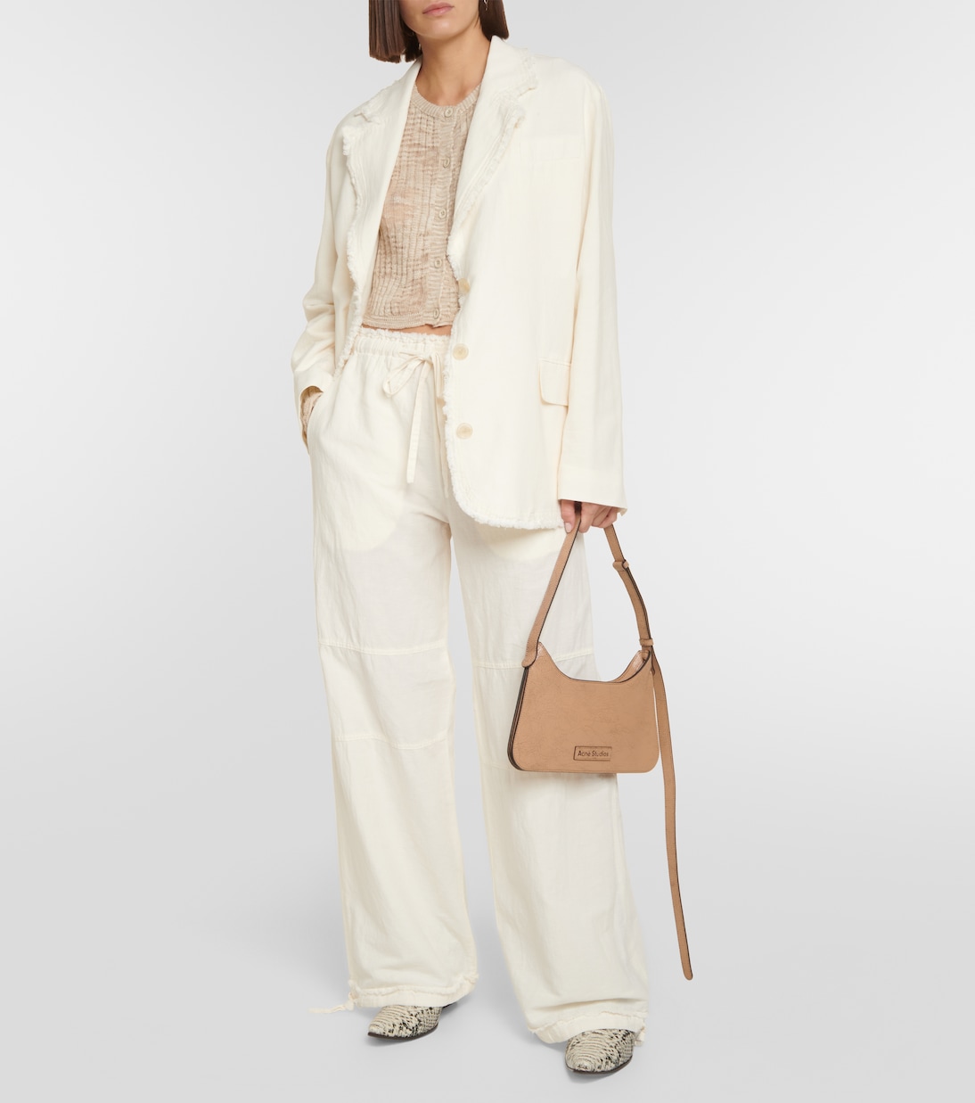Blazer aus Baumwolle und Leinen | Acne Studios