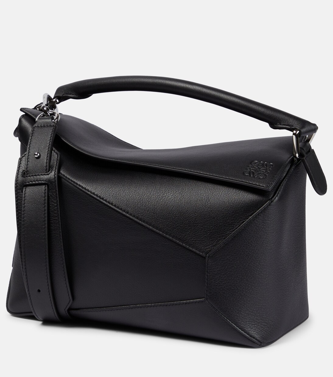 Puzzle Edge Medium leather tote bag | Loewe