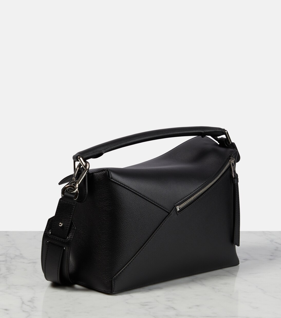 Puzzle Edge Medium leather tote bag | Loewe